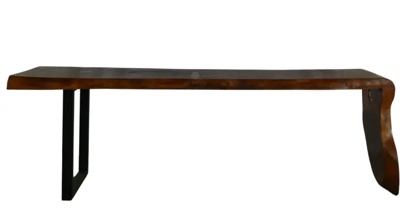 Product image 4 of the product “Unique Suar Wood Bar Table with Natural Root Base ”